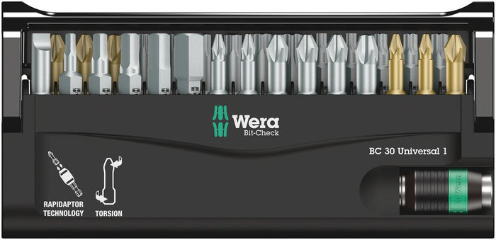 Wera Bit-Check 30 Universal Set 30 Pce 056440