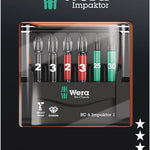 Wera Bit-Check Impaktor Bit Set 6 Pce 073890