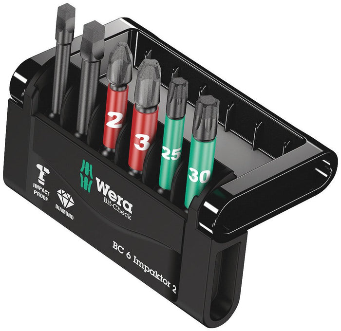 Wera Bit-Check 6 Impaktor 2 6 Pce 057694
