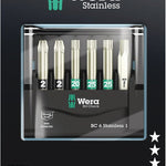 Wera Bit-Check 6 Stainless 1 SB 6 Pce 073634