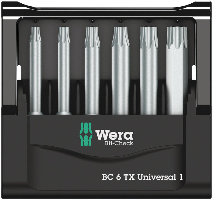 Wera Bit-Check 6 Tx Universal 1 SB 6 Pce 073637