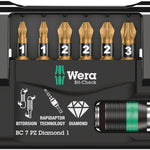 Wera Bit-Check 7 PZ Diamond Insert Bit 7 Pce 057412