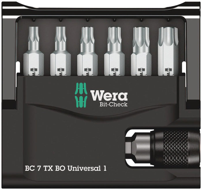 Wera Bit-Check 7 Tx Bo Universal 1 7 Pce 056158