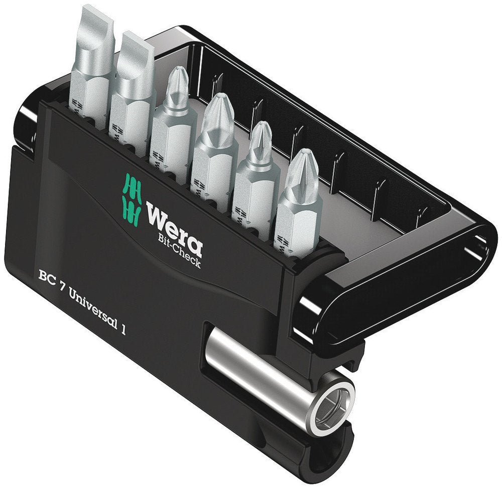Wera Bit-Check 7 Universal 1 7 Piece 056295 For Sale Online – Mektronics