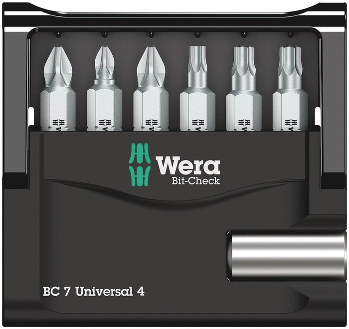 Wera Bit-Check 7 Universal 4 7 Pce 135810
