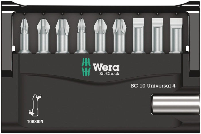 Wera Bit-Check 10 Universal 4 10 Pce 056159