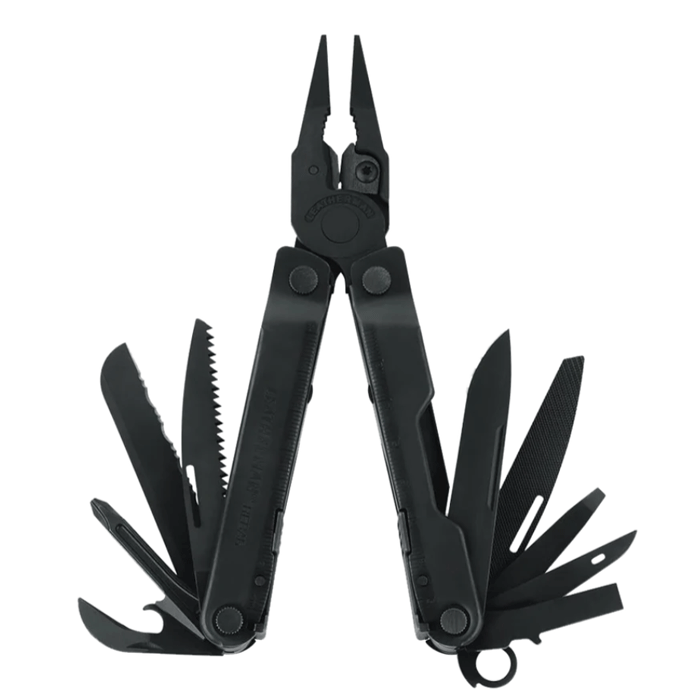 Leatherman 17 Tool Rebar Multi-Tool Black with Molle Sheath