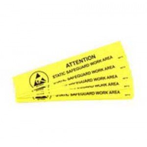 Botron Static Safe Work Area Bench Sign, 1