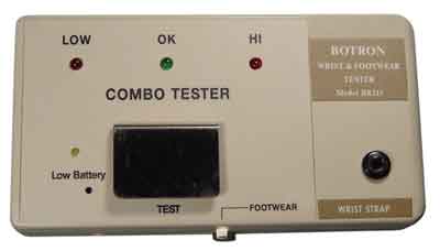 Botron Combo Wrist & Foot Test Station