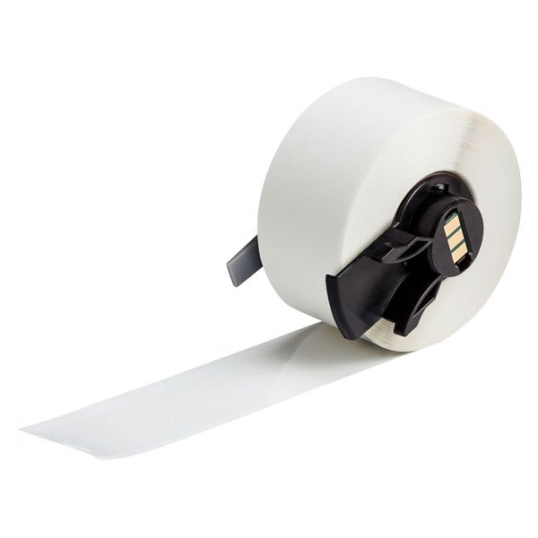 Brady B-432 Clear Glossy Polyester General Industrial Label 25.4mm x 15m Clear