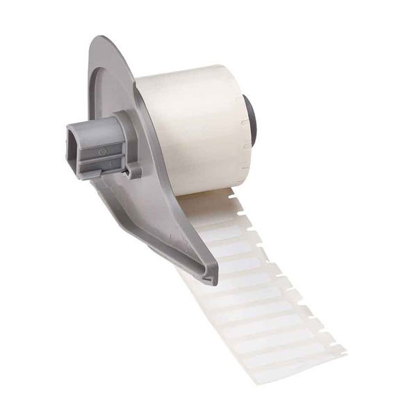 Brady B-423 Glossy Polyester General Industrial Labels 6.35mm x 31.75mm White
