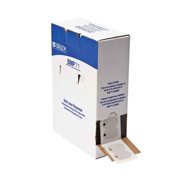 Brady B-145 2-Sided Power & Ground Cable Labels 44.45 x 25.4m Grey 1000 Labels
