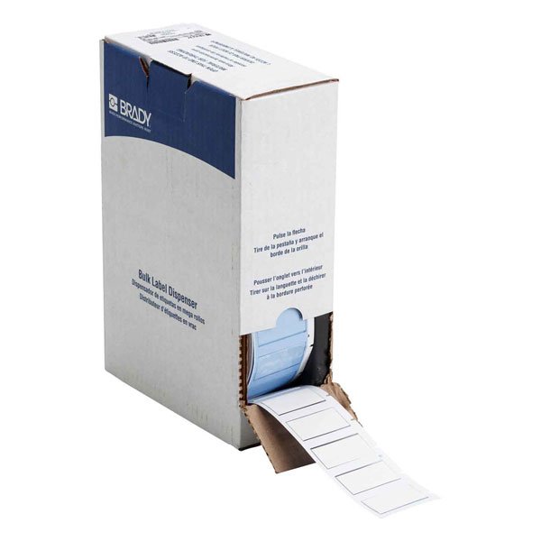 Brady B-342 Permasleeve Wire Marking Sleeves 44.83mm x 21.61mm White