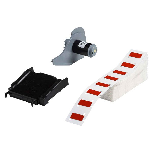Brady B-593 Eprep Raised Push Button Labels 26.92 x 12.45mm Red Box 200