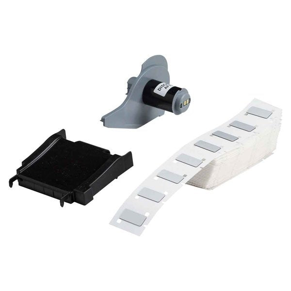 Brady B-593 Eprep Raised Push Button Labels 26.92 x 12.45mm Silver Box 200