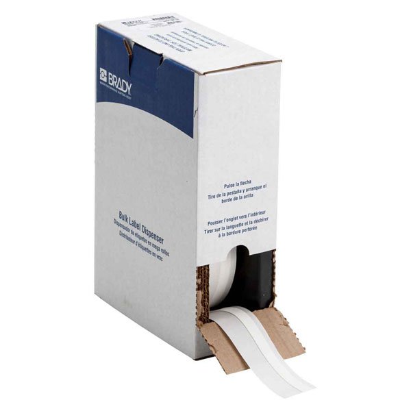 Brady B-342 Permasleeve Wire Marking Sleeves 11.15mm x 15.24m White