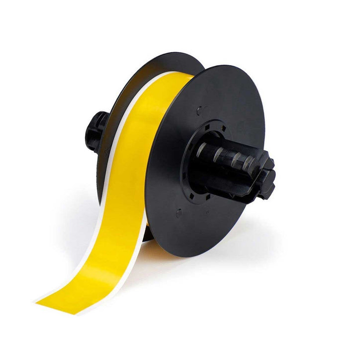 Brady 118008 B30 Series Temporary/Removable Vinyl Tape Labels 57.15mm x 30.48  - Yellow