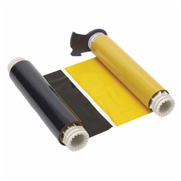 Brady BBP85 & PowerMark 2 Colour Ribbon 220mm x 60m - Black/Yellow