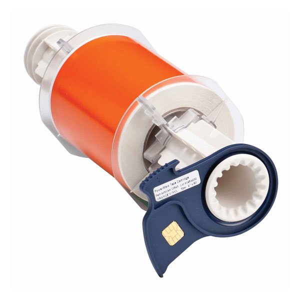 Brady BBP85 & PowerMark B-595 Indoor/Outdoor Vinyl Tape 100mm x 15m - Orange