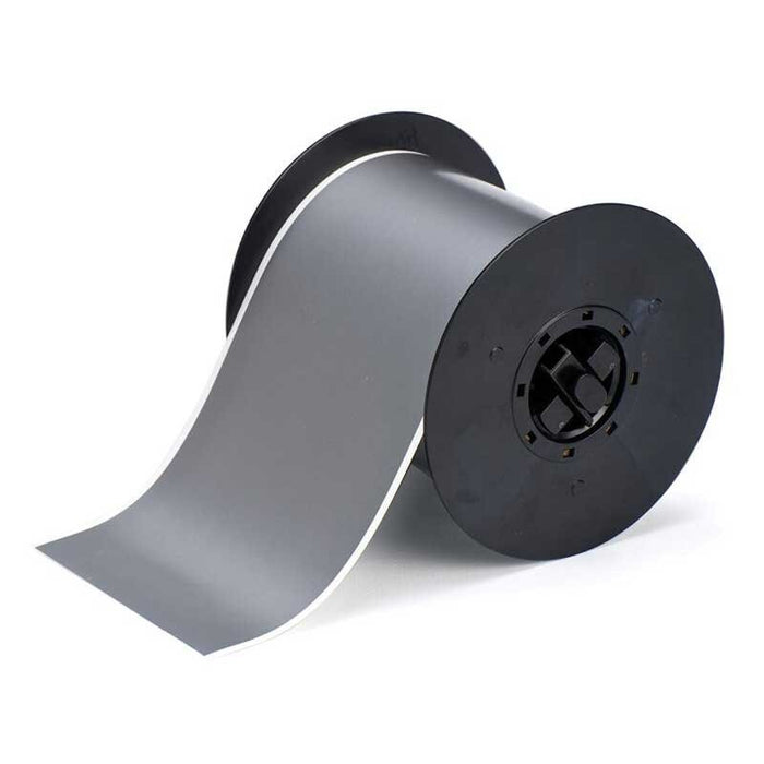 Brady 142011 B30 Series Indoor/Outdoor Labels 101.6mm x 30.48m - Grey
