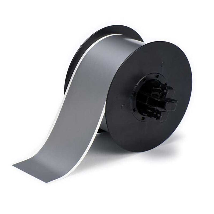 Brady 142012 B30 Series Indoor/Outdoor Labels 57.15mm x 30.48m - Grey