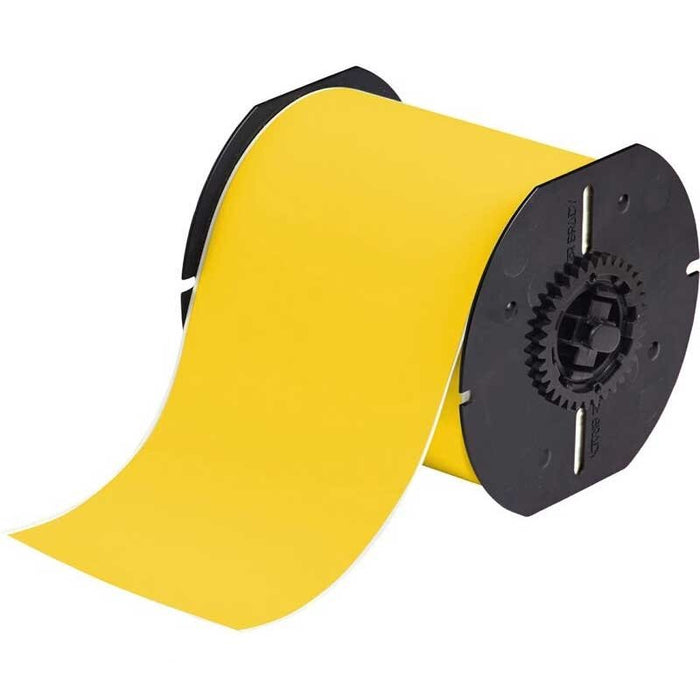 Brady 142034 B30 Series Indoor/Outdoor Labels 57.15mm x 30.48m - Yellow