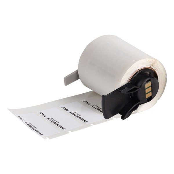 Brady B-422 Polyester Pre-Printed PROPERTY TAG Labels 19.05 x 41.4mm 