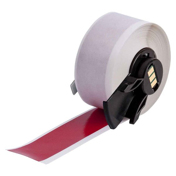 Brady B-439 Vinyl General Industrial Labels 25.4mm x 15m Red