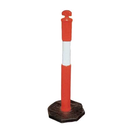 Brady T-Top Temporary Bollard 6Kg, H1150mm x 100mm Diameter, Polyethylene, Orange