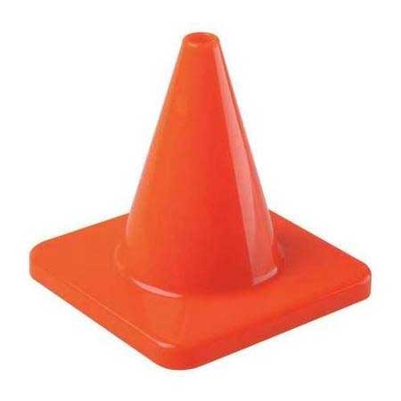 Brady Mini Traffic Cone, H305mm, PVC, Fluoro Orange