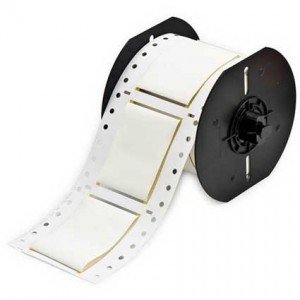 Brady B33D-1500-2-345 PermaSleeve White 50 Roll