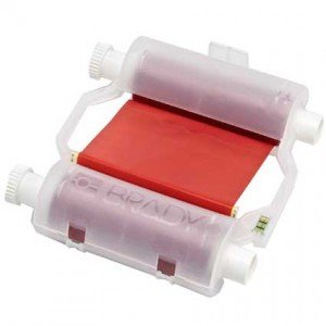 Brady B30-R10000-RD Heavy Duty Print Ribbon Red Resin