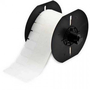 Brady B33-133-461 Self-Laminating Polyester Laboratory Labels Clear/White 1500 Roll