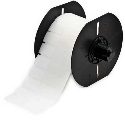 Brady B33-127-461 Self-Laminating Polyester Laboratory Labels Clear/White 1500 Roll