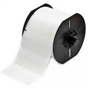 Brady B33-27-427 Self-Laminating Vinyl Labels White/Clear 500 Roll