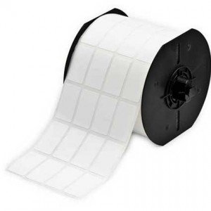 Brady B33-165-499 Nylon Cloth Wire Marker Labels White 2500 Roll