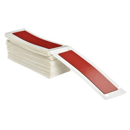 Brady BMP71 Raised Panel Labels, 15mm x 27mm, Pack/150 Labels, Red