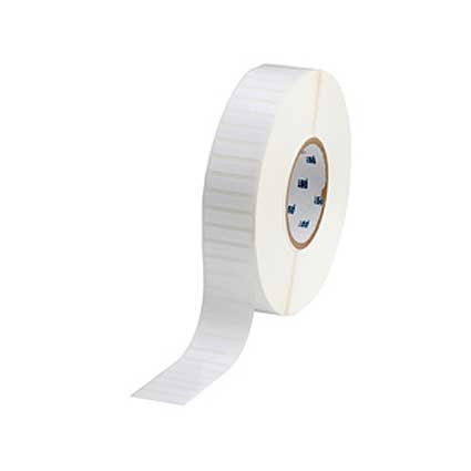Brady THT-102-422 Permanent White Polyester Label 38.10x9.40mm 10k/Roll