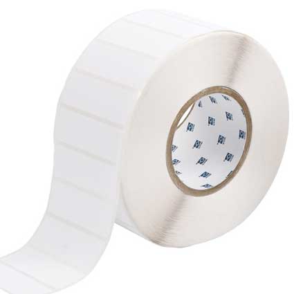 Brady THT-18-422 Permanent White Polyester Label 76.20x25.40mm 3k/Roll
