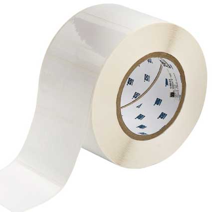 Brady THT-19-422 Permanent White Polyester Label 76.20x50.80mm 1k/Roll