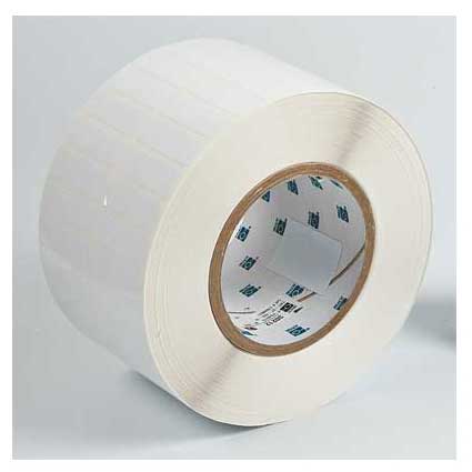 Brady THT-37-423 Permanent White Polyester Label 38.10x12.70mm 10k/Roll