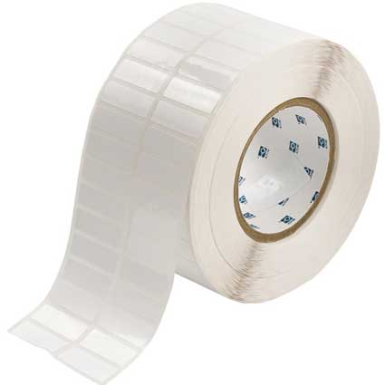 Brady THT-37-483 Permanent White Polyester Label 38.10x12.70mm 10k/Roll
