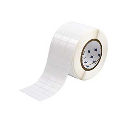 Brady THT-5-483 Permanent White Polyester Label 25.4x12.7mm 10k/Roll