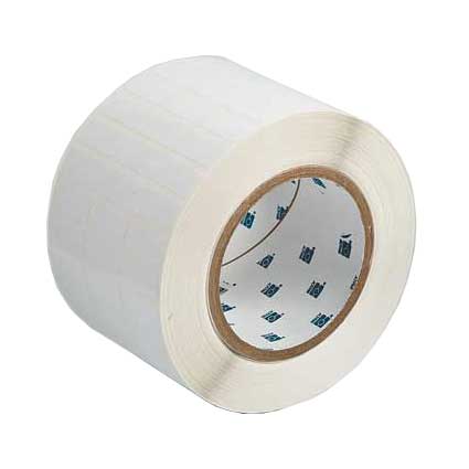 Brady THT-5-489 Permanent White Polyester Label 25.4x12.7mm 10k/Roll