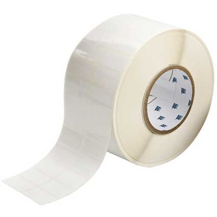 Brady THT-6-423 Permanent White Polyester Label 38.1x19.05mm 10k/Roll