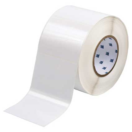 Brady THT-76-483 Permanent White Polyester Label 101.60x76.20mm 1k/Roll