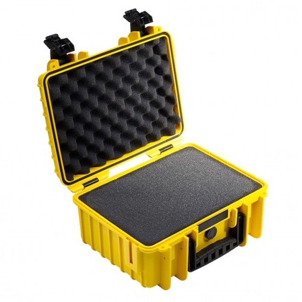 B&W Outdoor Case Type 3000 Yellow With SI 3000/Y/SI (OD 365x295x170mm)