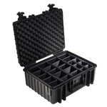 B&W Outdoor Case Type 6000 Black with RPD 6000/B/RPD