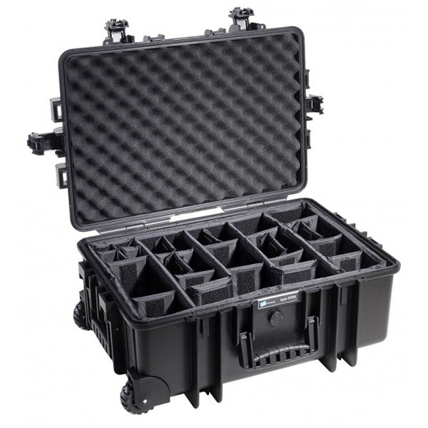 B&W Outdoor Case Type 6700 Black with RPD 6700/B/RPD (OD 610x430x265mm)
