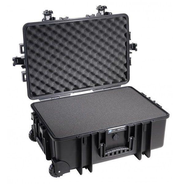 B&W Outdoor Case Type 6700 Black with SI 6700/B/SI (OD 610x430x265mm)